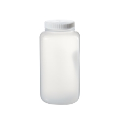 Square Wide-Mouth Large PPCO Bottle with PP Closure,  
