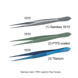 Stainless-steel/PTFE-coated & Titan Forceps, ڼ /PTFE/ƼŸ-