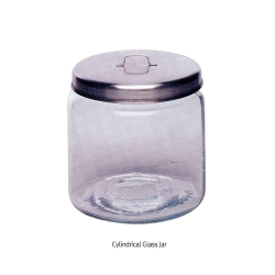 Cylindrical Glass Jar, Ǹ -, 